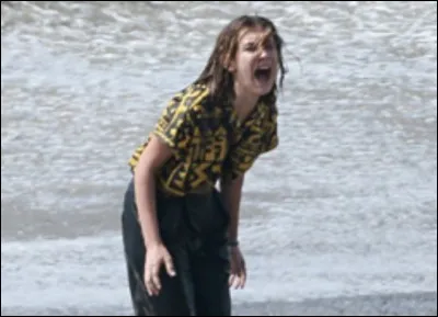 And what was the color of his shoes?