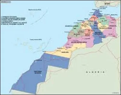 To which country does this geographical map belong ?