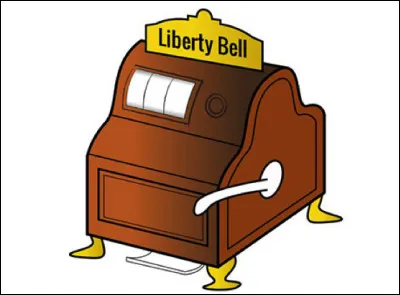 Who is credited with developing the first slot machine in history?