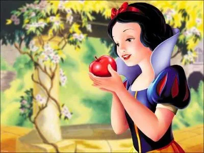 Snow White never ate a ...