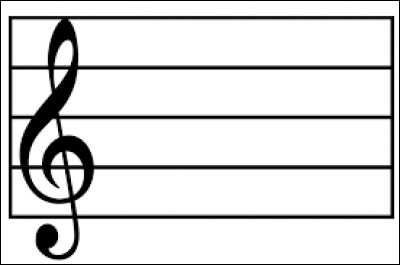 The treble clef circles around the line for which note?