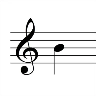 Which treble note is shown?