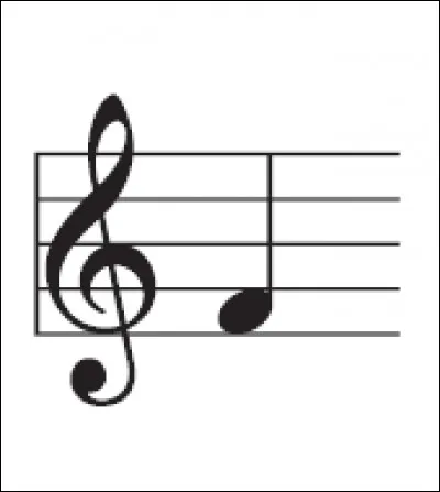Which treble note is shown?