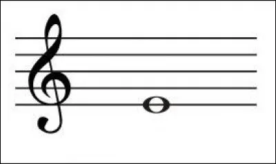 Which treble note is shown?