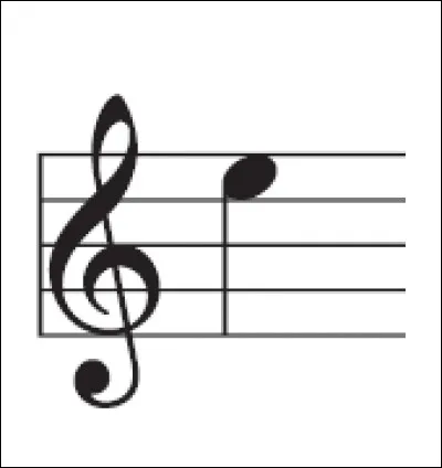 Which treble note is shown?