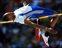 The world record for the high jump ( 2, 45 meters ) belongs to athlete Nicolas Satimayor.