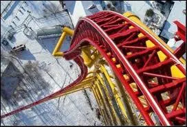 The roller coaster is so called because its inventor, the Russian Krauposki, was standing on a mountain when the idea crossed his mind to ride the slope at full speed.
