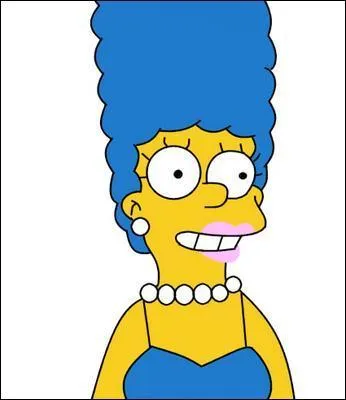 What is the name of this blue-haired woman?