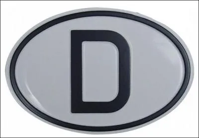 Where does a car with nationality plate D come from?