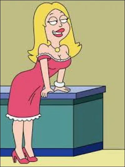 Featured in "American Dad", she is married to Stan. Who is she?