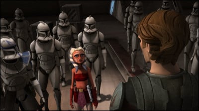 Storm Over Ryloth : What Squadron was almost entirely destroyed under Ahsoka's command?