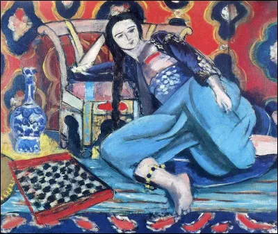 Who painted Odalisque with a Turkish chair?