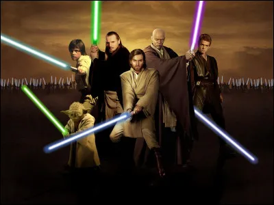 In which saga can you see a Jedi?