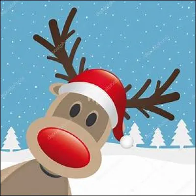 What's the red-nosed reindeer's name?