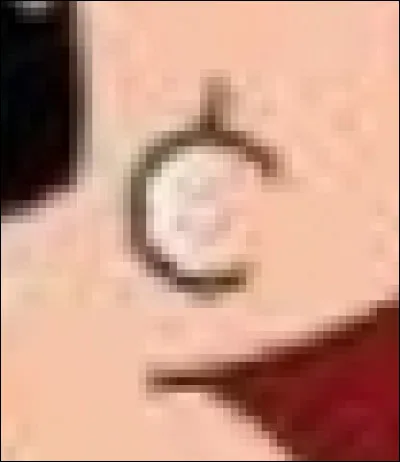 It's the nose of a little robot.