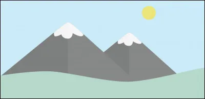 Guess the shape of mountains?