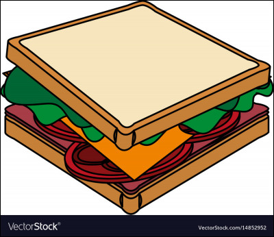 Guess the shape of the sandwich?