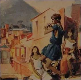 What is the name of the young magician in "Les Enfants de Pompei"?