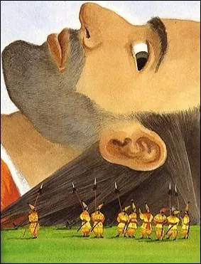 What is the name of the land of little men that Gulliver encounters?