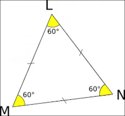 What is the sum of the angles of a triangle?