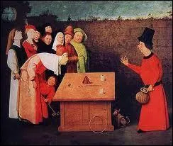 In the Middle Ages, prestidigitators, otherwise known as magicians, were called escamoteurs.