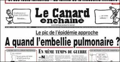 In what year was "Le Canard enchaine" born ?