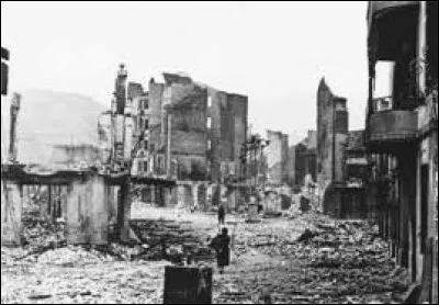 Which Spanish city was bombed in 1937 ?