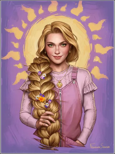 She was sequestered in a tower hidden from humans.