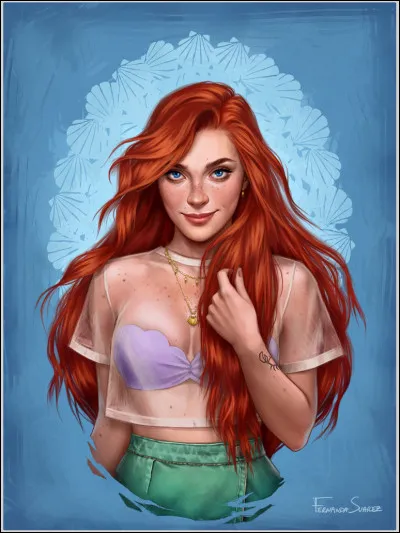 Who is this beautiful princess who can turn into a mermaid?