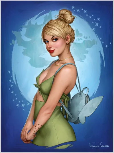 She plays a role in Peter-Pan.