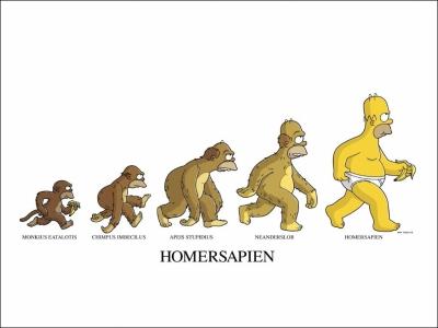 Homer's behavior is sometimes so bizarre that paleoanthropologists have wondered whether it was from a new line of hominids unknown until then :