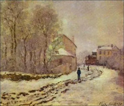 Which impressionist painter painted 'Neige a Argenteuil'?