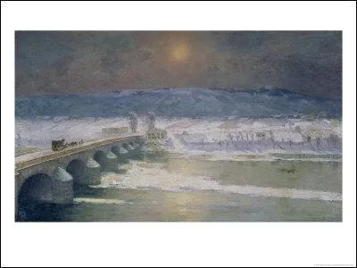 Which Norman painter painted 'Snow in the Auvergne'?