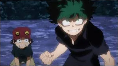 Which super-villain does Izuku face?