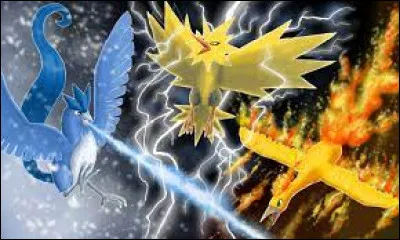 What are the names of the three legendary Pokemon birds?