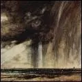 Which English painter painted 'Storm Rain on the Sea'?