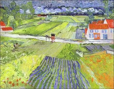 Which Post-Impressionist painter painted 'Un chemin a Auvers apres la pluie'?