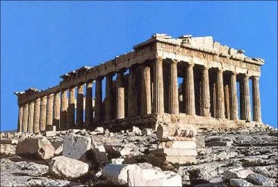On which hill is the Parthenon located?