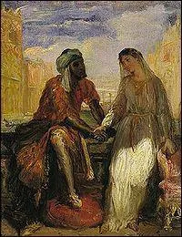 Who painted 'Othello and Desdemona in Venice'?