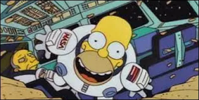 Who's that potato chip-eating idiot in space?