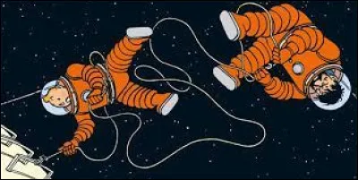 Tintin a la conquete de l'espace, quel est le vrai nom de son auteur?