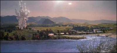 It ... around the planet Thra.