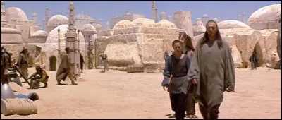 Why do Qui-Gon Jinn and the others land on Tatooine?
