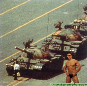 In 1989, Mickael Vendetta advised Chinese demonstrators to stand in front of the tanks, on the...