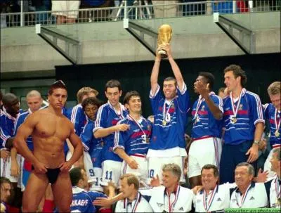 In what year did Mickael Vendetta become the sporting and moral coatch of the French soccer team, and naturally lead them to become World Champions?