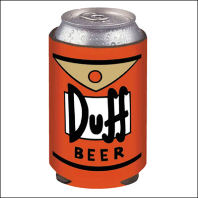 Duff is a beer brand that you can see in ...