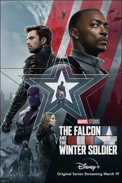 Who does Captain America entrust with his shield in the Falcon and the Winter Soldier series?