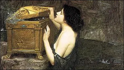 What did "Pandora's Box" contain according to Greek mythology?