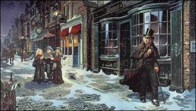 Litterature : In which tale does Charles Dickens tell the story of Scrooge, a grumpy, lonely old miser who is converted to kindness and good humor by three ghosts on Christmas Eve?