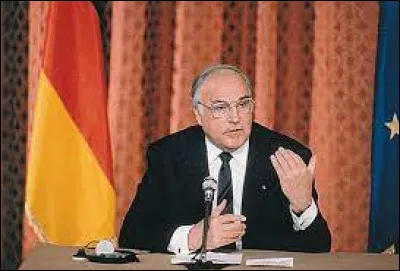 Who was this man, German Chancellor for sixteen years from 1982 to 1998?